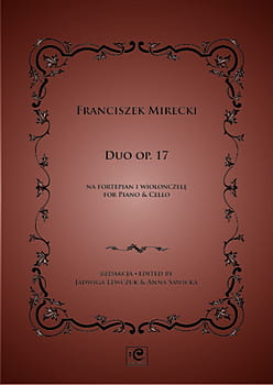 Duo op. 17 na wiolonczelę i fortepian - Franciszek Mirecki, Anna Sawicka, Jadwiga Lewczuk