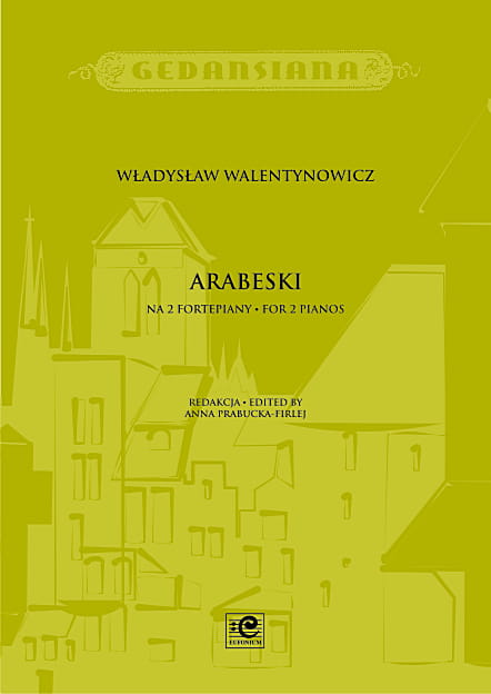 Arabeski na 2 fortepiany - Władysław Walentynowicz, Anna Prabucka-Firlej - nuty na duet fortepianowy