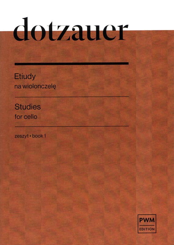 Justus Johann Dotzauer: Etiudy na wiolonczelę z. 1 - nuty na wiolonczelę