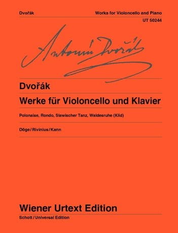 Antonin Dvorak: Works for cello and piano - utwory wiolonczelowe z towarzyszeniem fortepianu