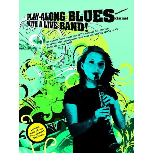 Play-Along Blues With A Live Band! - Clarinet - Paul Honey - nuty na klarnet (+ audio online)