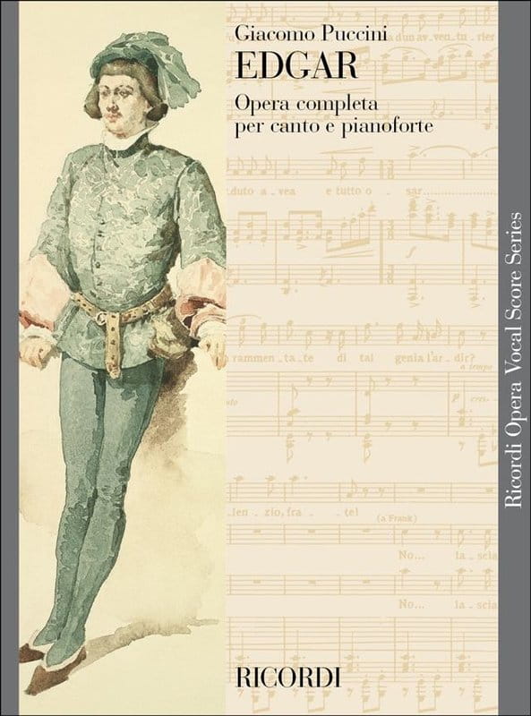 Edgar - Giacomo Puccini - opera - nuty na głos, chór i fortepian