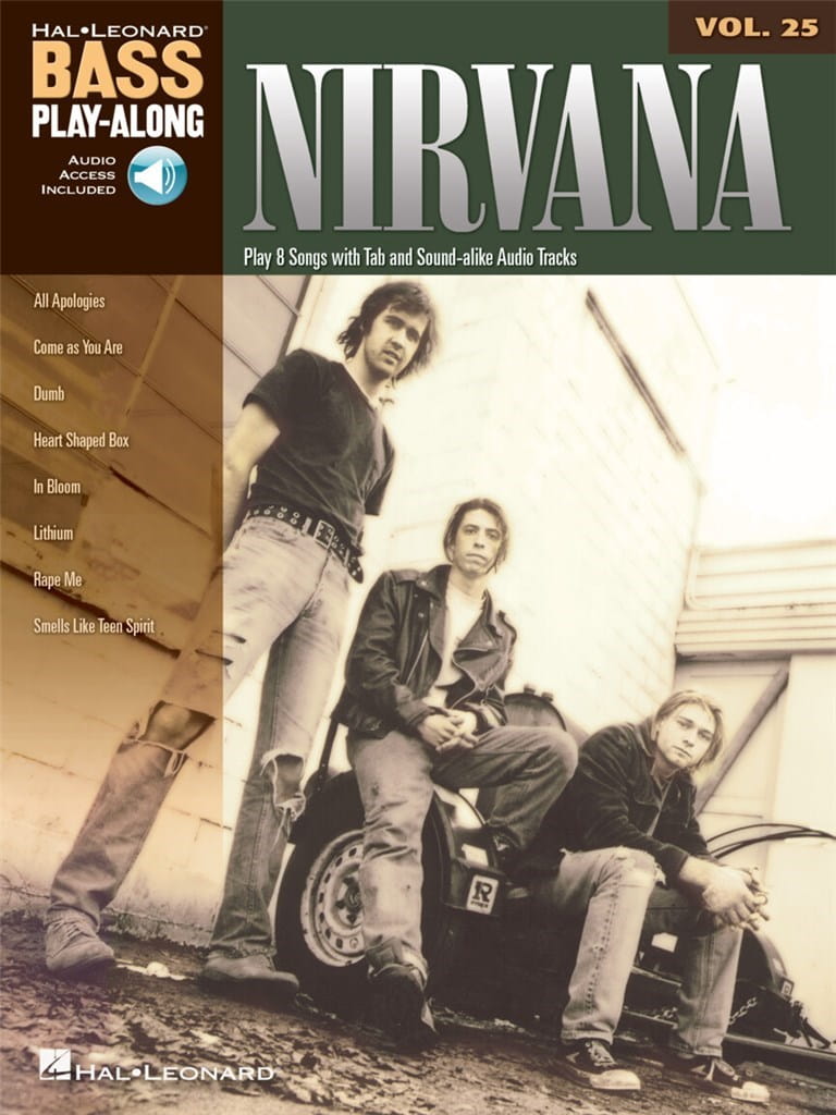 Bass Play-Along Volume 25: Nirvana (+ audio online) - nuty i tabulatura na gitarę basową