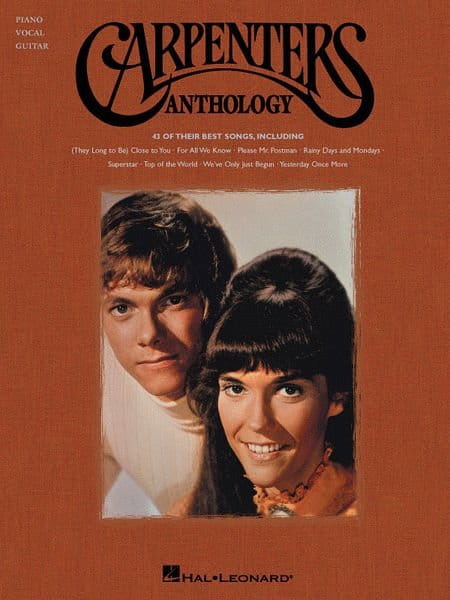 Carpenters: Anthology (PVG) - nuty na głos z fortepianem, akordy gitarowe i słowa