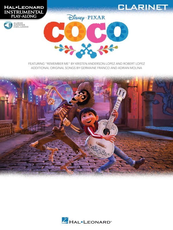 Coco: Clarinet (+ audio online) - piosenki z bajki - nuty na klarnet