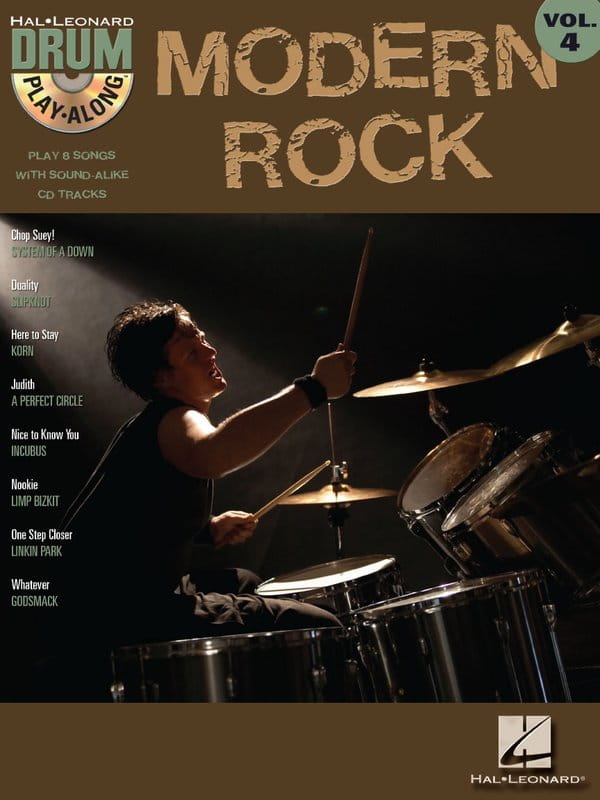 Drum Play-Along Volume 4: Modern Rock (+ płyta CD) - nuty na perkusję