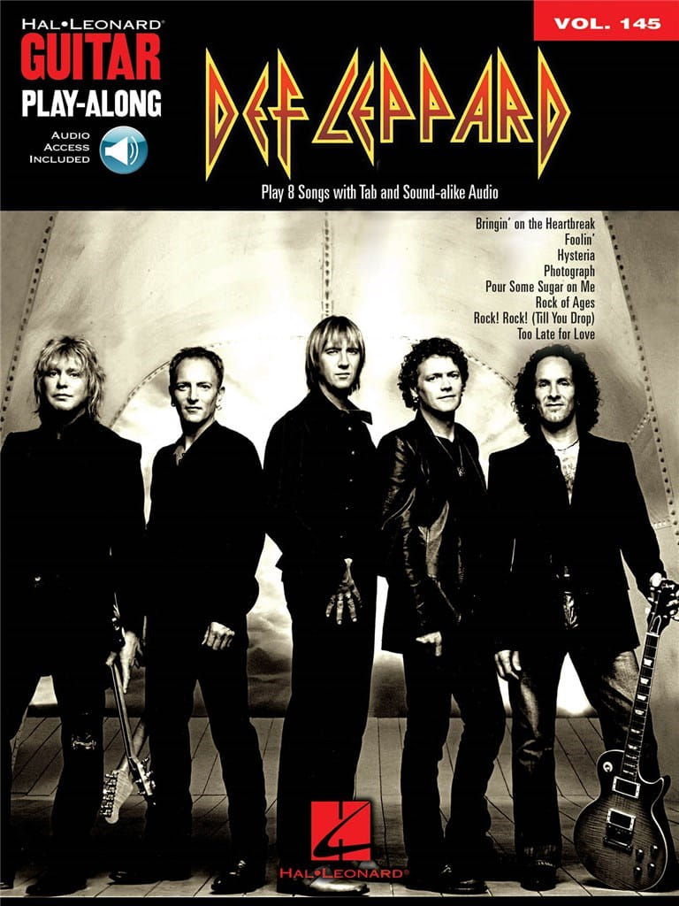 Guitar Play-Along Vol. 145: Def Leppard (+ audio online) - nuty i tabulatura na gitarę elektryczną