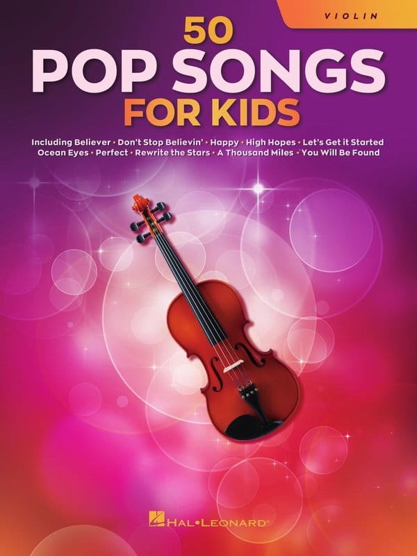 50 Pop Songs for Kids: Violin - nuty na skrzypce dla dzieci