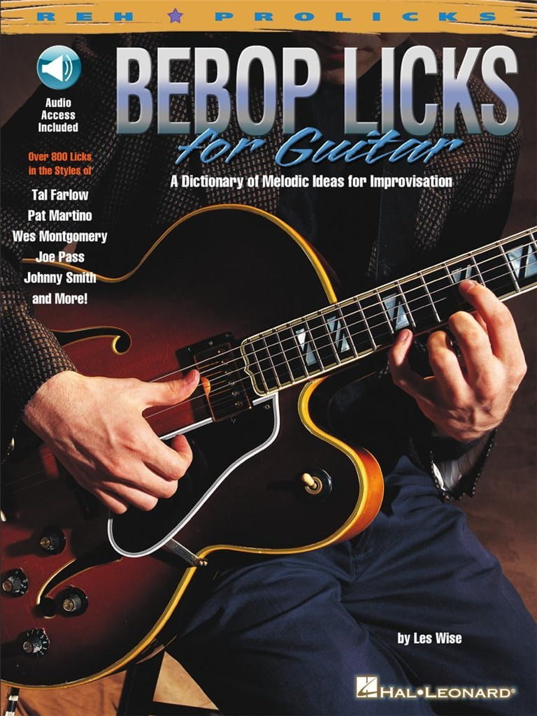 Bebop Licks for Guitar - Les Wise - nuty na gitarę elektryczną (+ audio online)