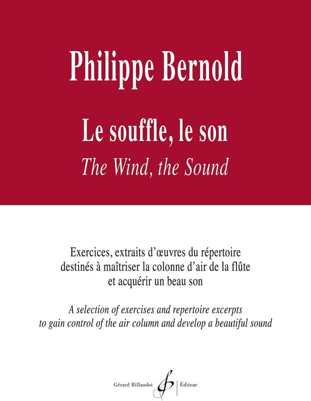 Philippe Bernold: Le souffle, le son pour flute - The Wind, the Sound for Flute - ćwiczenia techniczne na flet poprzeczny