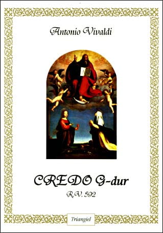 Antoni Vivaldi: Credo G-dur RV 592 - nuty na głos z orkiestrą