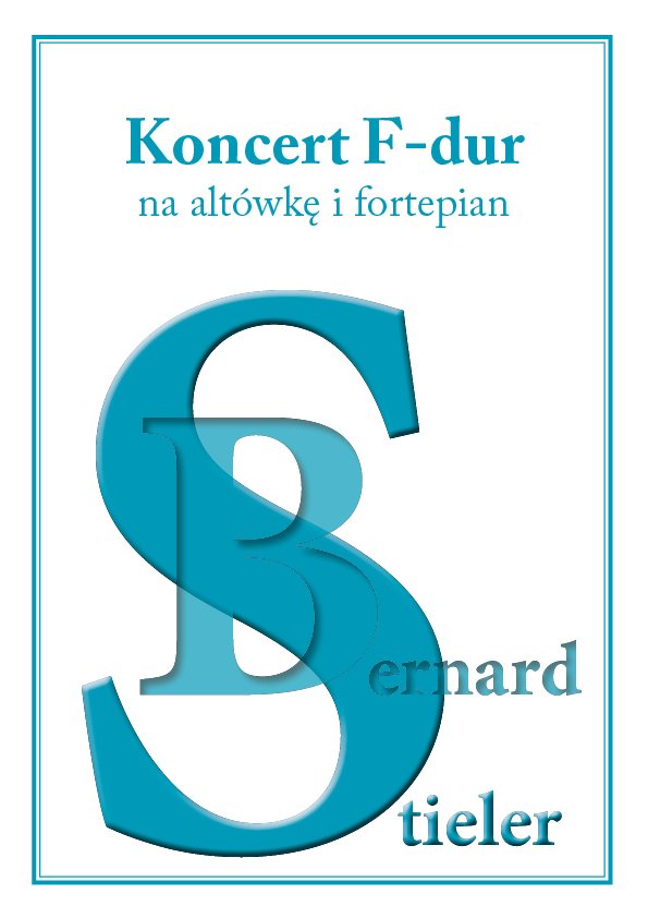 Koncert F-dur na altówkę i fortepian - Bernard Stieler - nuty na altówkę