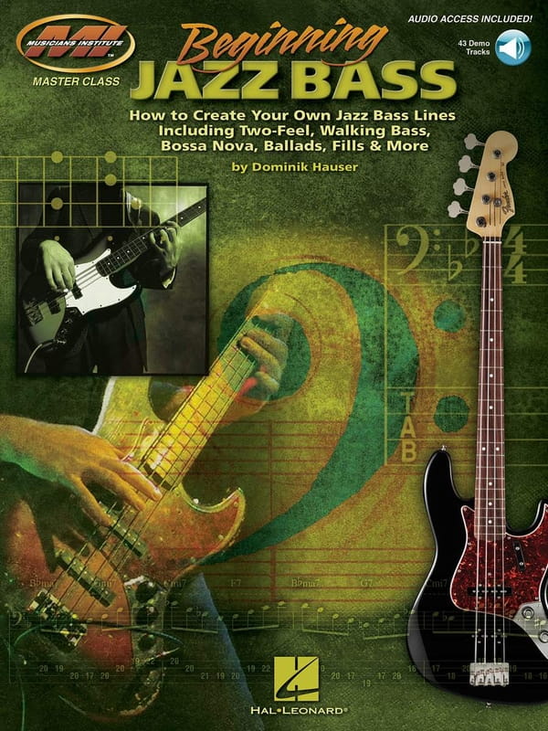 Beginning Jazz Bass (+ audio online) - Dominik Hauser - podstawy jazzu na gitarę basową