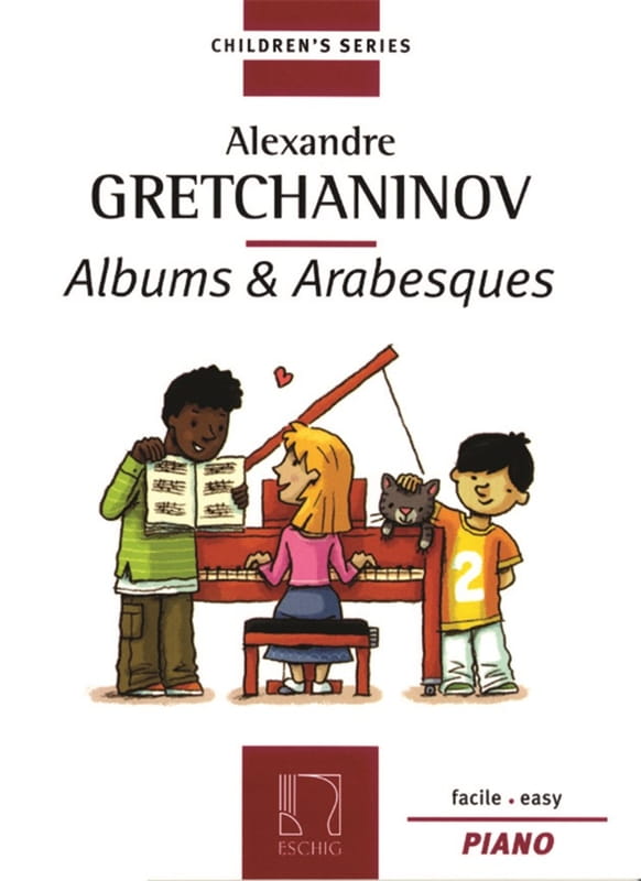 Aleksandr Grieczaninow: Albums & Arabesques - utwory dla dzieci - nuty na fortepian