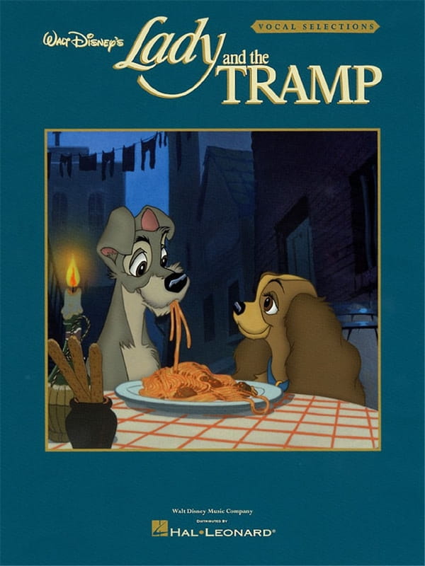 Lady and the Tramp (Vocal Selections) - piosenki z bajki Disneya Zakochany Kundel - nuty na fortepian, melodia, akordy i słowa