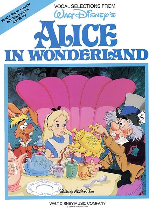Alice in Wonderland (Vocal Selections) - piosenki z bajki Alicja w krainie czarów - nuty na fortepian, melodia, akordy i słowa
