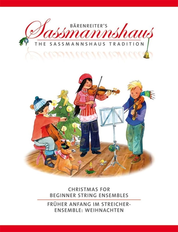 Christmas for Beginner String Ensembles - Kurt Sassmannshaus - nuty na kwartet smyczkowy - łatwe opracowanie