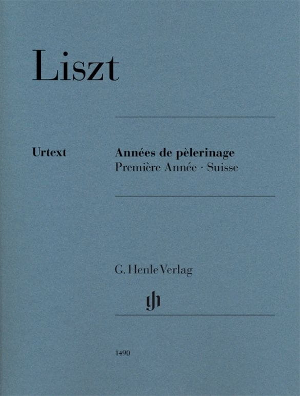 Franz Liszt: Années de pèlerinage - Première Année Suisse - Lata pielgrzymstwa - Rok pierwszy Szwajcaria - nuty na fortepian
