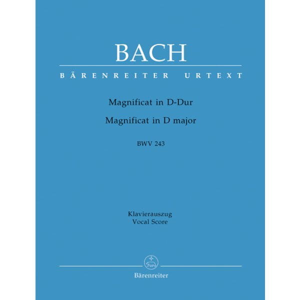 Jan Sebastian Bach: Magnificat in D-dur (BWV 243) - Eduard Muller - nuty na chór + wyciąg fortepianowy (Vocal Score)