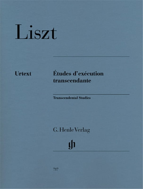Ferenc Liszt: Etudes d'execution transcendante - Transcendental Studies - Etiudy transcendentalne - nuty na fortepian