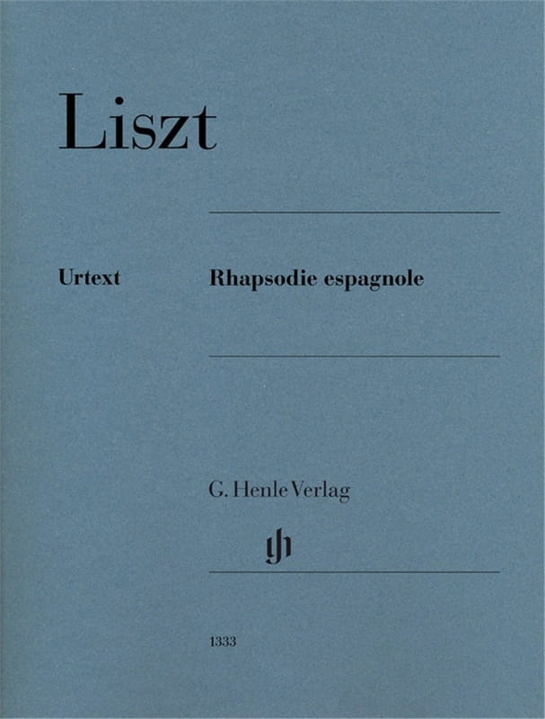 Ferenc Liszt: Rhapsodie espagnole - Rapsodia hiszpańska - nuty na fortepian