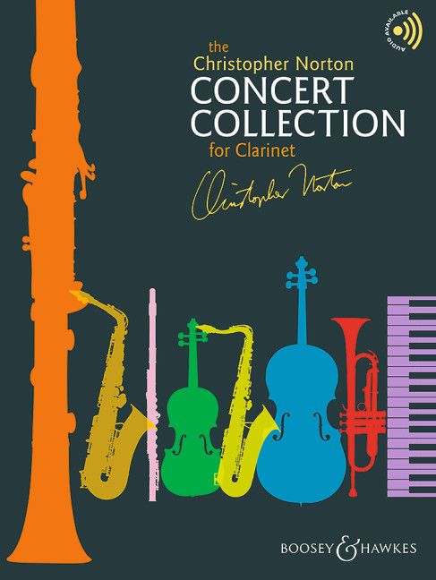 Christopher Norton Concert Collection for Clarinet (+ audio online) - nuty na klarnet z fortepianem