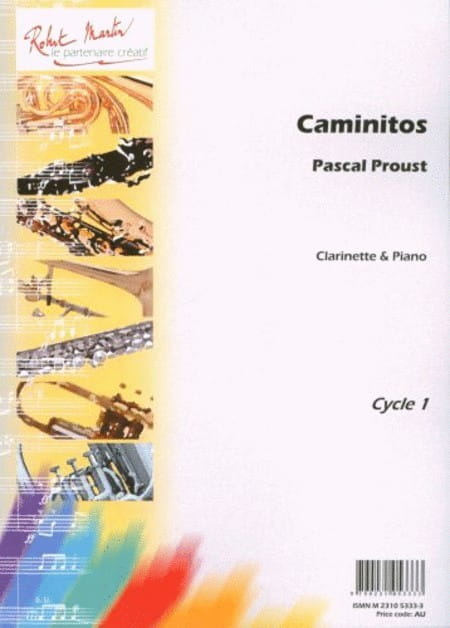 Pascal Proust: Caminitos - Clarinette et Piano - nuty na klarnet i fortepian
