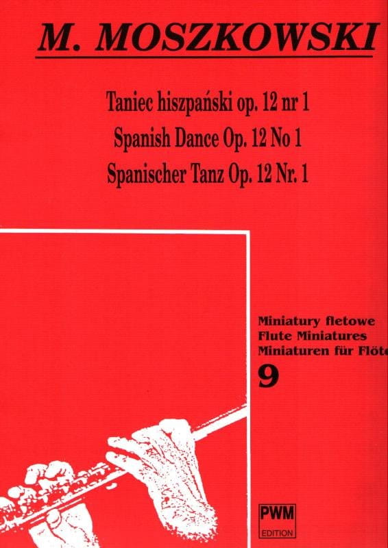 Maurycy Moszkowski: Taniec hiszpański op. 12 nr 1 - nuty na flet i fortepian