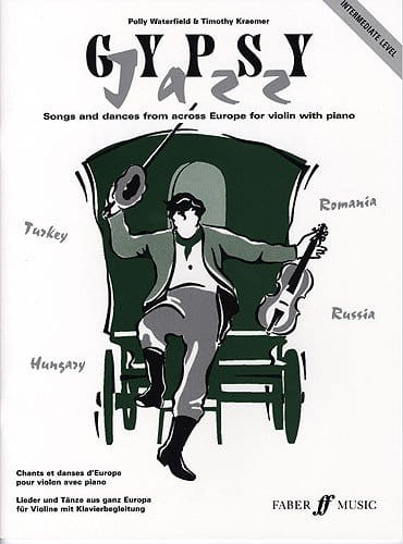 Gypsy Jazz (Intermediate Level) - utwory z różnych stron Europy na skrzypce i fortepian - Polly Waterfield, Timothy Kraemer