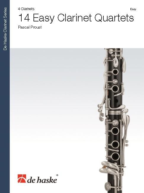Pascal Proust: 14 Easy Clarinet Quartets - nuty na kwartet klarnetowy