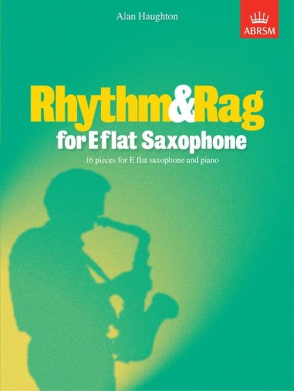 Alan Haughton: Rhythm & Rag - 16 pieces for E flat Saxophone and Piano - nuty na saksofon altowy i fortepian