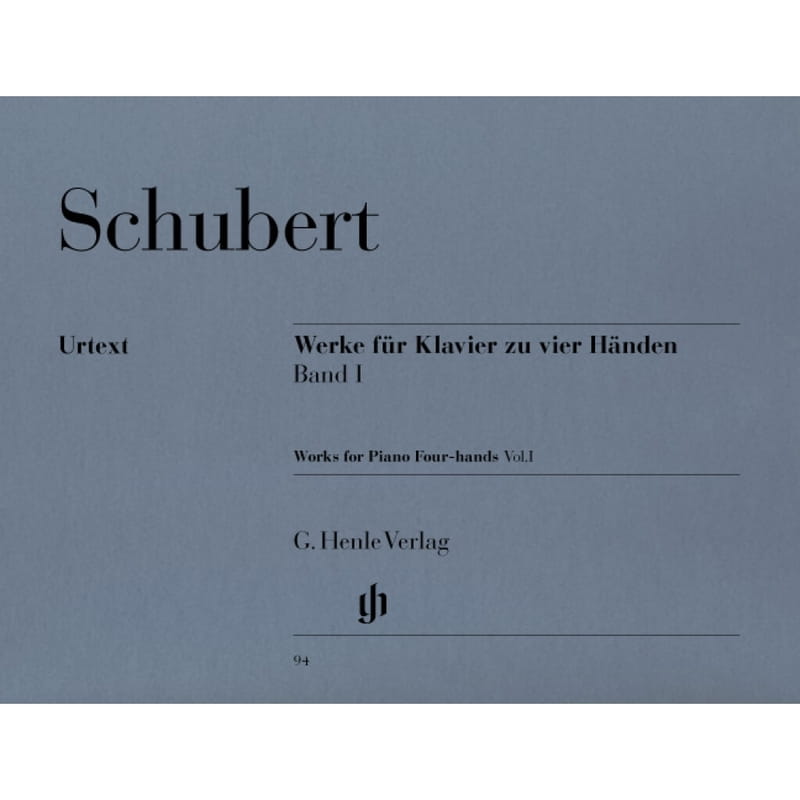Franz Schubert: Werke fur Klavier zu vier Handen I - Works for Piano Four-hands 1 - utwory na fortepian na cztery ręce