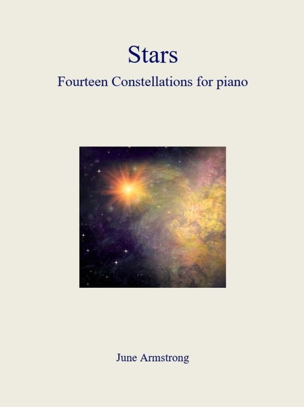 June Armstrong: Stars - Fourteen Constellations for Piano - Grades 3-5 - nuty na fortepian