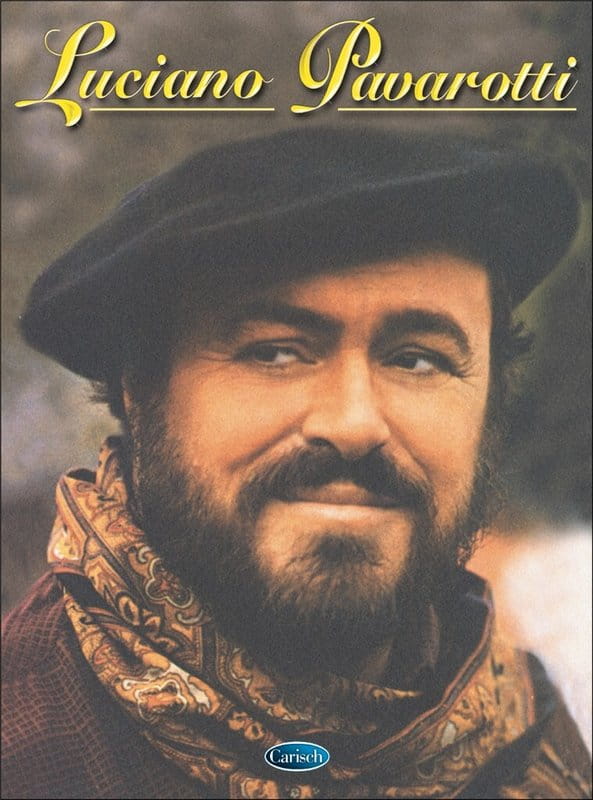 Luciano Pavarotti - nuty na głos z fortepianem, akordy i słowa