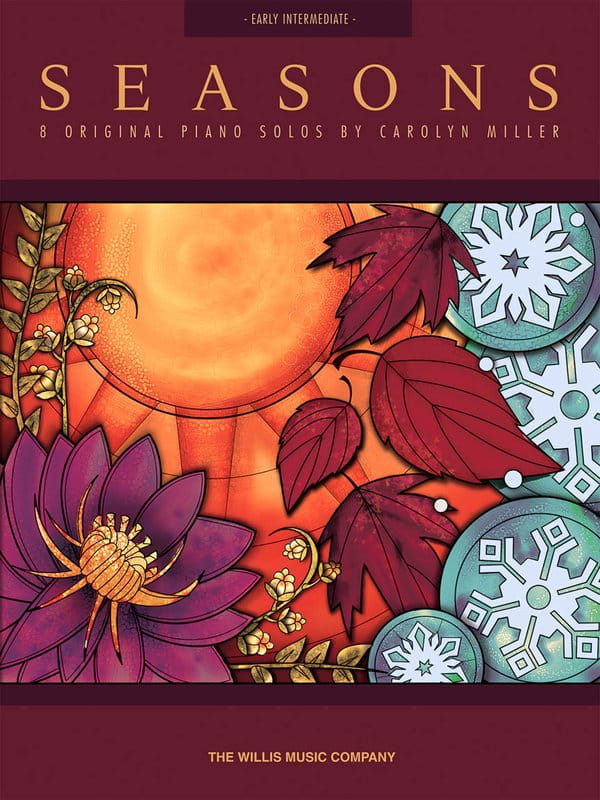 Carolyn Miller: Seasons - 8 oryginalnych utworów - nuty na fortepian
