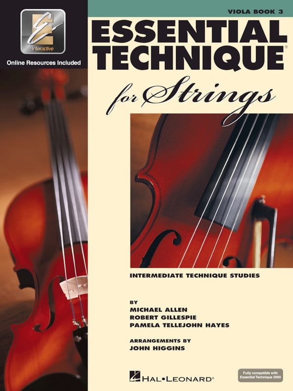Essential Elements For Strings - Technique: Viola Book 3 (+ audio online) - szkoła gry na altówce przygotowująca do gry w orkiestrze
