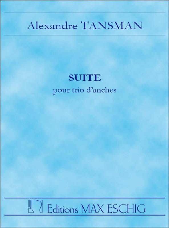 Aleksander Tansman: Suite pour trio d'anches (Score) - Suita na obój, klarnet i fagot - nuty na trio stroikowe - partytura
