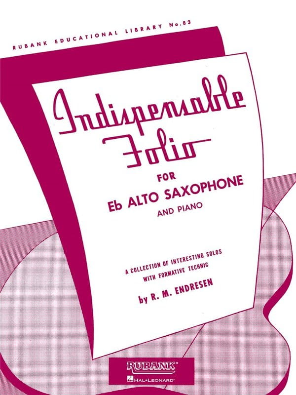 Indispensable Folio for Eb Alto Saxophone and Piano - R. M. Endresen - nuty na saksofon altowy z fortepianem