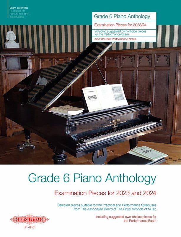 Grade 6 Piano Anthology 2023-2024 - wybór utworów egzaminacyjnych ABRSM - nuty na fortepian solo