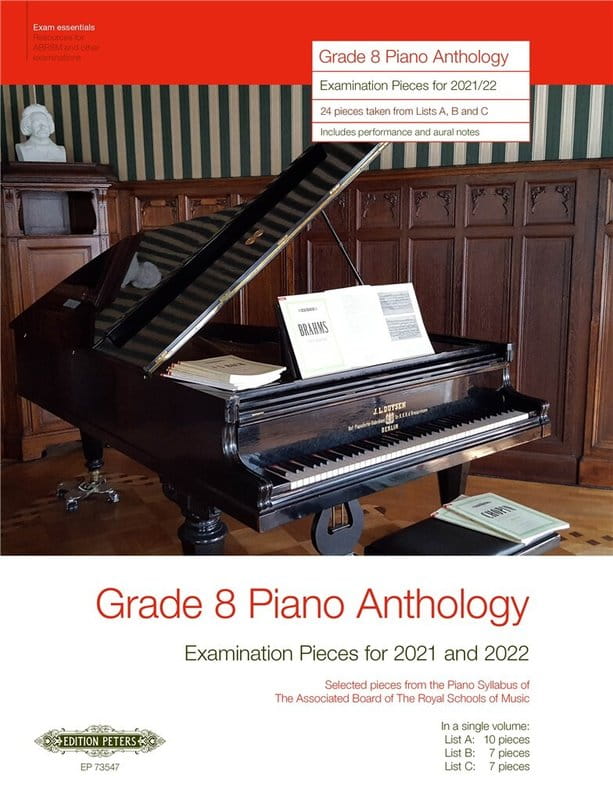Grade 8 Piano Anthology 2021-2022 - wybór utworów egzaminacyjnych ABRSM - nuty na fortepian solo