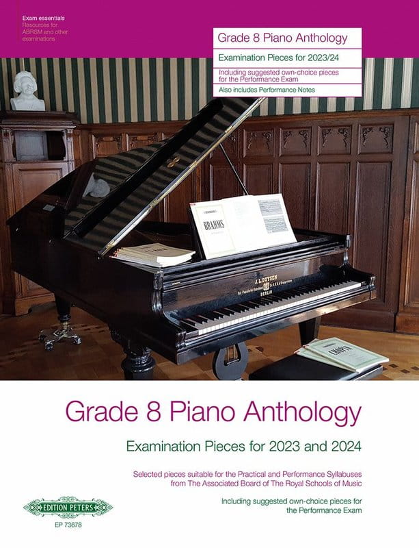 Grade 8 Piano Anthology 2023-2024 - wybór utworów egzaminacyjnych ABRSM - nuty na fortepian solo