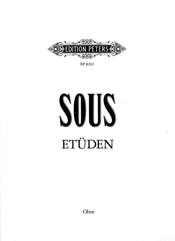 Alfred Sous: Etuden fur Oboe - etiudy na obój