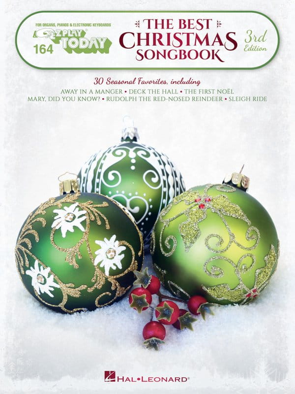 E-Z Play Today Volume 164: The Best Christmas Songbook - kolędy i piosenki świąteczne - łatwe nuty literowe na keyboard