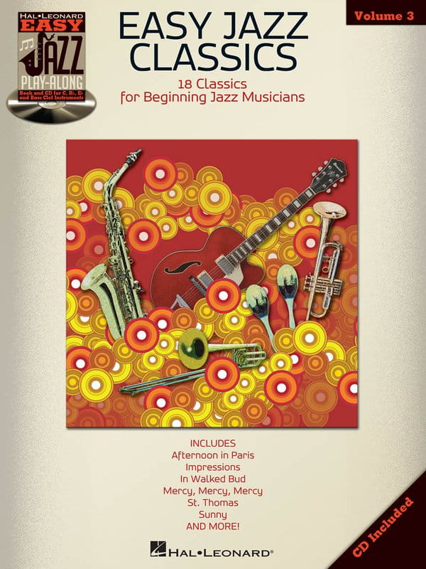Easy Jazz Play-Along 3: Easy Jazz Classics (+ płyta CD) - nuty na instrumenty C, Eb, Bb - linia melodyczna + akordy