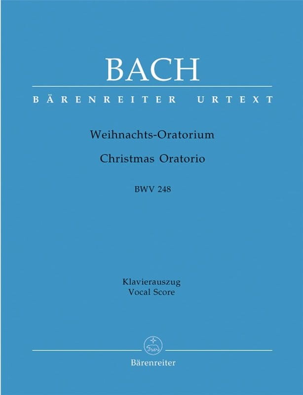 Jan Sebastian Bach: Weihnachts-Oratorium BWV 248 - Christmas Oratorio - Oratorium na Boże Narodzenie - nuty na chór mieszany i fortepian