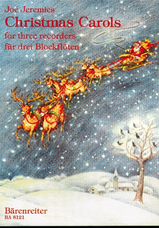 Christmas Carols for three recorders - Joe Jeremies - kolędy na trio fletów prostych