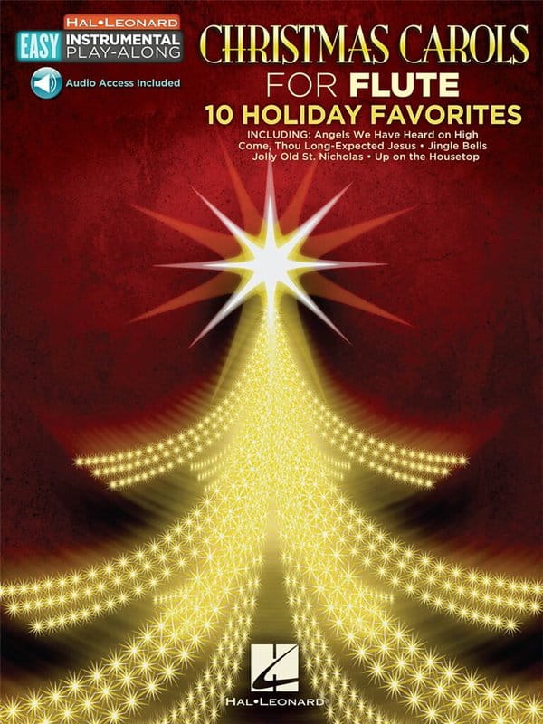 Christmas Carols for Flute: 10 Holiday Favorites - łatwe kolędy na flet poprzeczny (+ audio online)