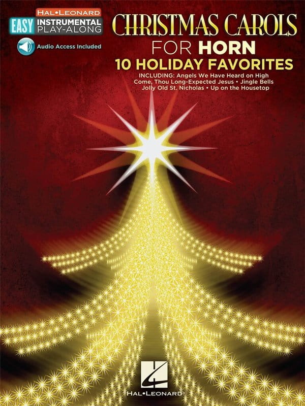 Christmas Carols for Horn: 10 Holiday Favorites - łatwe kolędy na waltornię róg (+ audio online)