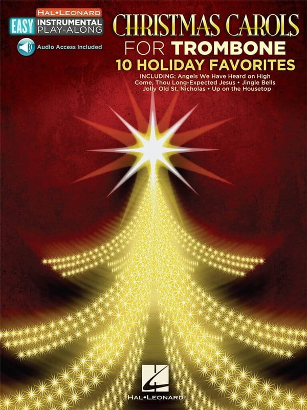 Christmas Carols for Trombone: 10 Holiday Favorites - łatwe kolędy na puzon (+ audio online)