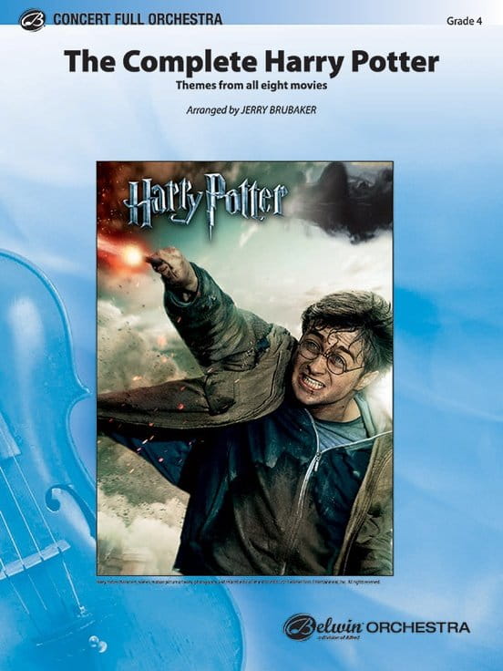Belwin Full Orchestra: The Complete Harry Potter - Themes from all eight movies (Score & Parts) - tematy z ośmiu filmów - nuty na orkiestrę